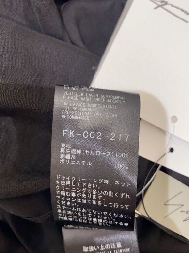 商品画像：CELLULOSE LAWN O SHOULDER COAT/1/BLK/FK-C02-217-1-01// 5