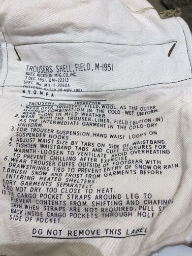 商品画像：M-51/ボトム/M/コットン/KHK 4