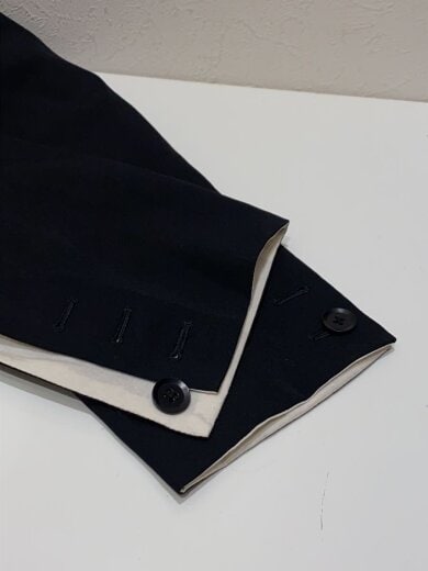 商品画像：15SS/スタンドカラージャケット/3/ウール/BLK/HU-J18-100// 6
