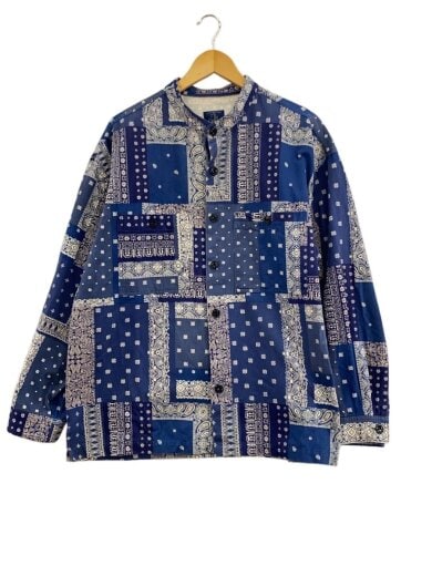 商品画像：長袖シャツ/XL/コットン/ペーズリー/TSJB-23115// 1
