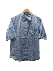 半袖シャツ/3/コットン/BLU/ストライプ/A25SS02SS/AURALEE