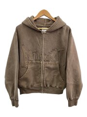 Bless U Pigment Zip Hoodie/M/コットン/BRW/BU0100