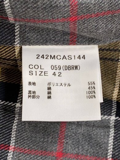 商品画像：ジャケット/42/コットン/BLK/無地/242MCAS44 4