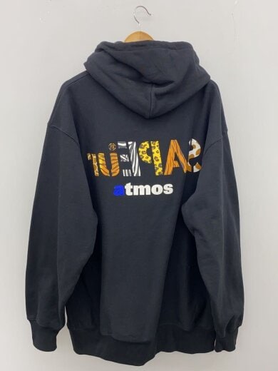 商品画像：パーカー/XXL/コットン/BLK/サファリロゴ 2