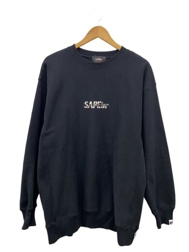 商品画像：スウェット/XL/コットン/BLK/JUST IMAGINE THE FUTURE 1