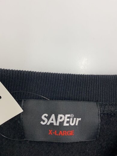 商品画像：スウェット/XL/コットン/BLK/JUST IMAGINE THE FUTURE 3