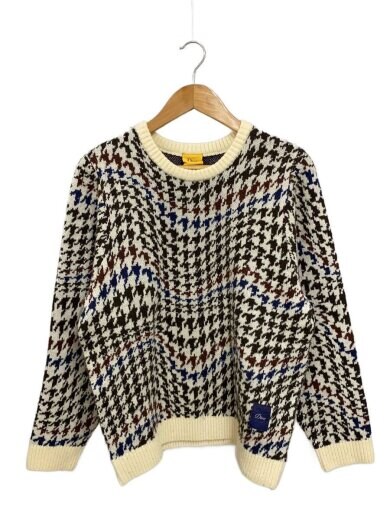 商品画像：ニット・セーター(厚手)/M/ポリエステル/BRD/総柄 1