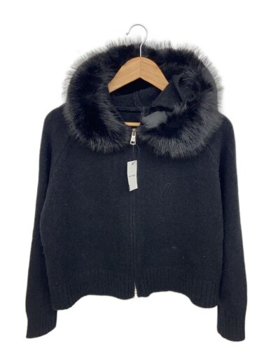 商品画像：ジップパーカー/FREE/ポリエステル/BLK/plotoha-370 1