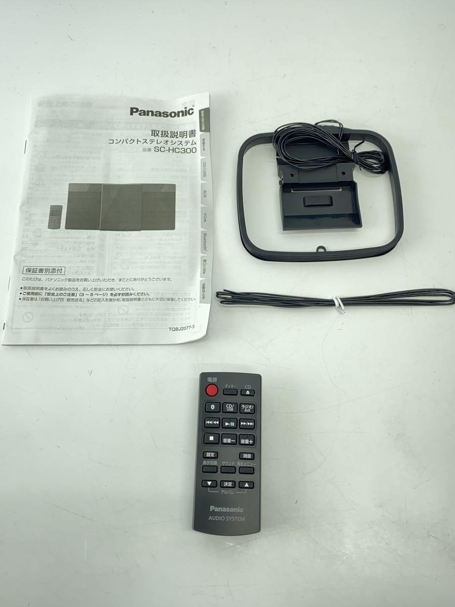 Panasonic(パナソニック) / ミニコンポ SC-HC300-K [ブラック]/取説、リモコン付// | 中古品の販売・通販なら ...