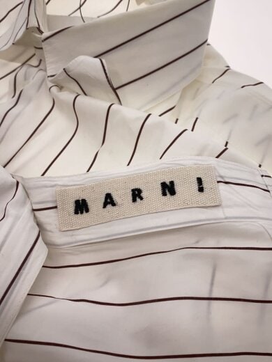 商品画像：トップス/44/コットン/WHT/ストライプ 3