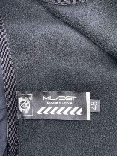 画像：MARK & LONAジップパーカー/48/ポリエステル/BLK/MVM-4C-AD023