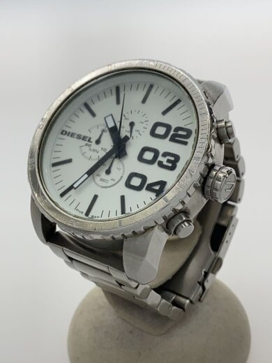 商品画像：クォーツ腕時計/アナログ/ステンレス/WHT/SLV/DZ-4219// 2