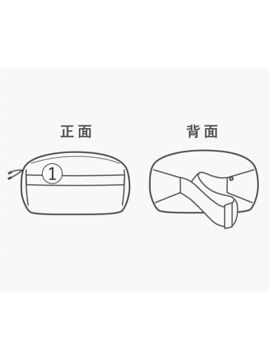 商品画像：ウエストバッグ/--/BLK/無地/タンカー// 8