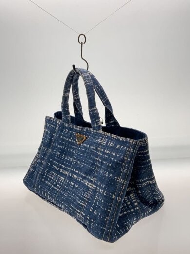 画像：PRADAハンドバッグ/デニム/BLU/B1872B//2