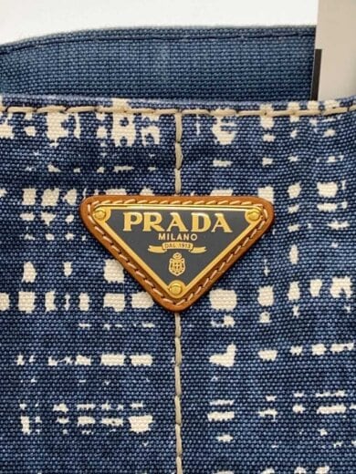 画像：PRADAハンドバッグ/デニム/BLU/B1872B//5