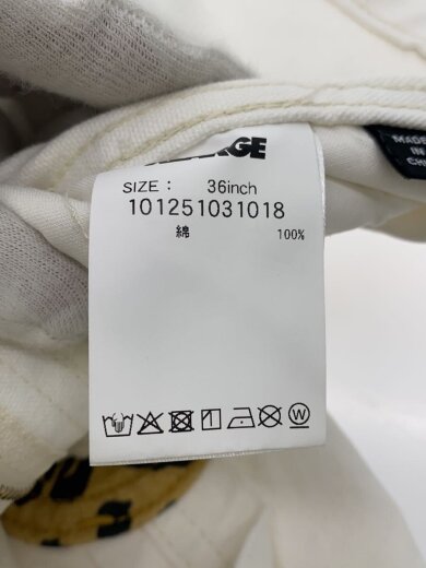 商品画像：ストレートパンツ/36/コットン/WHT/無地/101251031018// 6