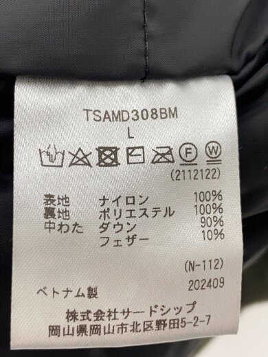 商品画像：ダウンベスト/L/ナイロン/KHK/無地/TSAMD308BM// 4