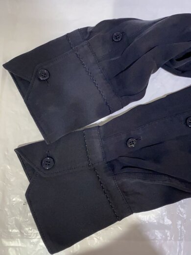 商品画像：長袖ブラウス/S/シルク/BLK/16-5308131// 6