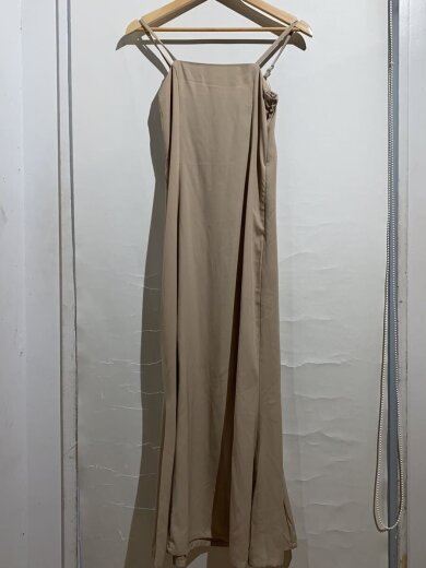 商品画像：長袖ワンピース/FREE/ポリエステル/BEG/無地/HNSTMO823002// 2