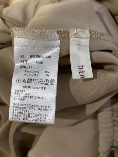 商品画像：長袖ワンピース/FREE/ポリエステル/BEG/無地/HNSTMO823002// 3