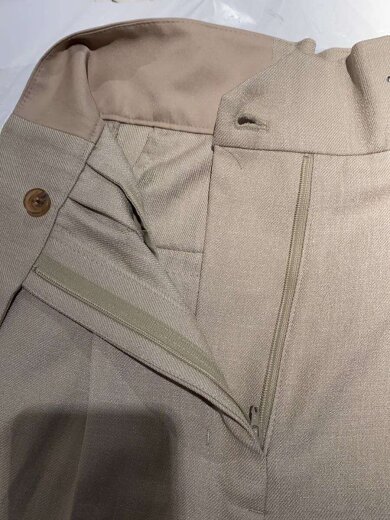 商品画像：ネオリネンワイドストレートパンツ/2/ポリエステル/GRN/142240007 3