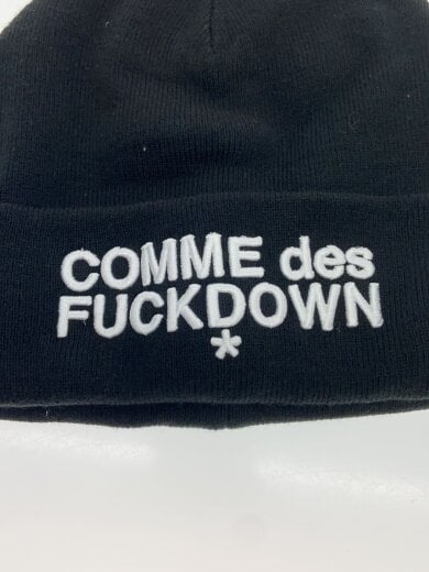 商品画像：COMME des FUCKDOWN/ニットキャップ/FREE/ウール/BLK/メンズ/762324802-0005 4