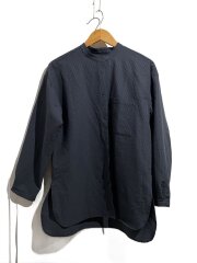 Seersucker Overshirt/長袖シャツ/L/ポリエステル/GRY/NRW12361