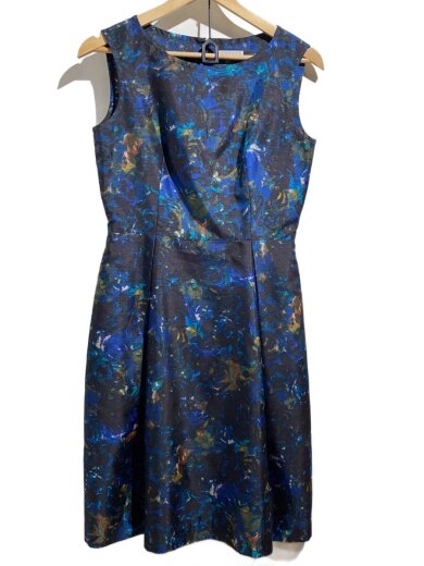 商品画像：ノースリーブワンピース/--/ポリエステル/マルチカラー/総柄/14FW-FADR-005 1