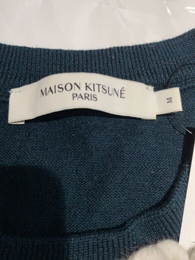 商品画像：PIXEL FOX HEAD/ニット・セーター(薄手)/M/ウール/GRN/無地/HM00534KT1036 3