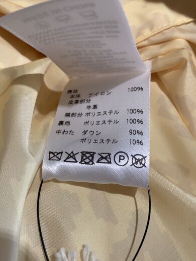 商品画像：LEATHER PUFFER VEST/ダウンベスト/M/ナイロン/GRN 5