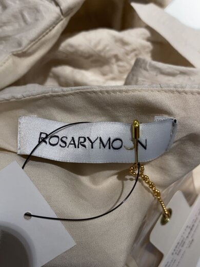 画像：ROSARYMOONGather Shoulder Dress/ノースリーブワンピース/FREE/コットン/WHT3