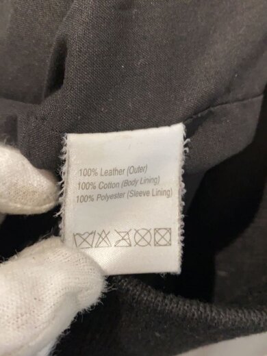 商品画像：エポレット/ボンバージャケット/レザージャケット・ブルゾン/S/レザー/BLK 4