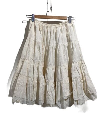 商品画像：06ss/スカート/SS/コットン/CRM/無地/RQ-S013/シミ有 1