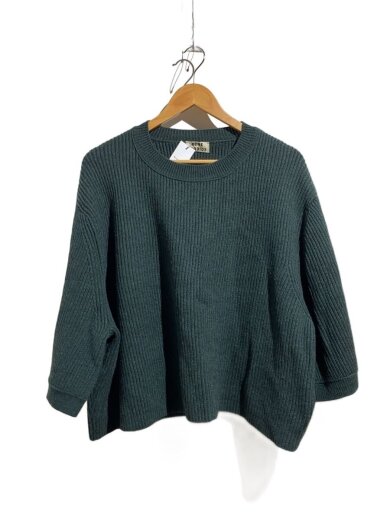 商品画像：ニット・セーター(厚手)/S/ウール/GRN 1