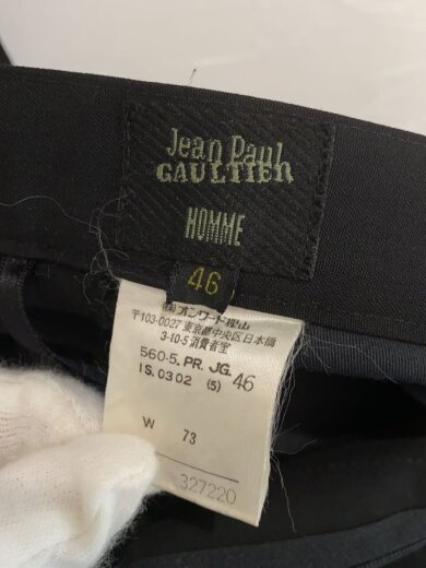 商品画像：編みデザイン/ボトム/46/ウール/BLK/327220 4