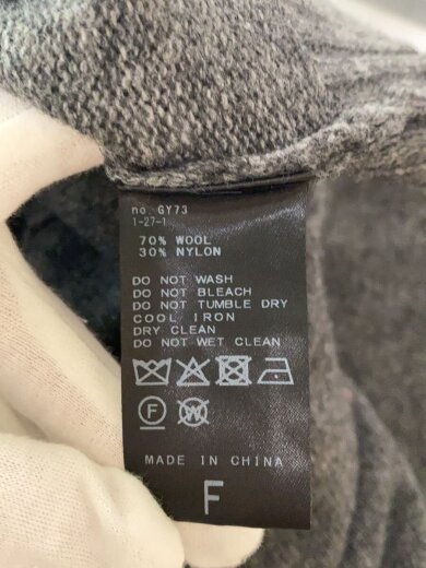 商品画像：カーディガン(薄手)/--/ウール/GRY/24-080-912-2180-4-0 4