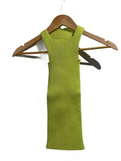 商品画像：ニット・セーター(薄手)/FREE/コットン/GRN 1