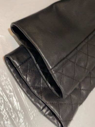 商品画像：レザージャケット・ブルゾン/XS/レザー/BLK/無地 6