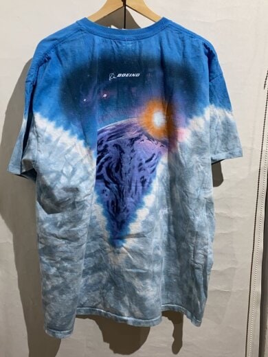 商品画像：BOEING/スペースシャトル/タイダイ/Tシャツ/XXL/コットン/BLU/総柄 2