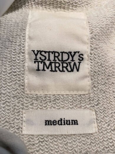 商品画像：パーカー/M/コットン/GRY/無地/YT-C0402 3