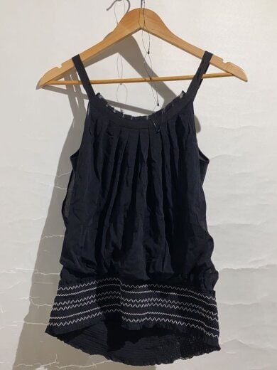 商品画像：キャミソール・タンクトップ/--/ポリエステル/BLK 2