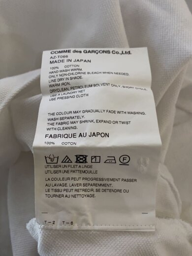 商品画像：ポロシャツ/XXL/コットン/WHT/無地/AZ-T006 5