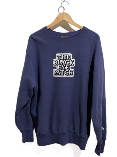 商品画像：前面シミ有/スウェット/L/コットン/NVY/無地/C8-C028 1