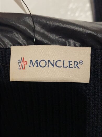 商品画像：23AW/CARDIGAN TRICOT/ダウンジャケット/M/ポリエステル/NVY/袖汚れ有 3