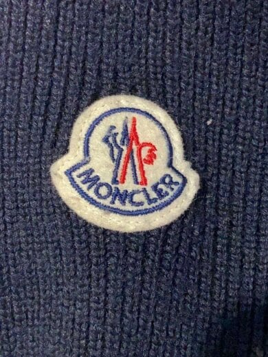 商品画像：23AW/CARDIGAN TRICOT/ダウンジャケット/M/ポリエステル/NVY/袖汚れ有 7