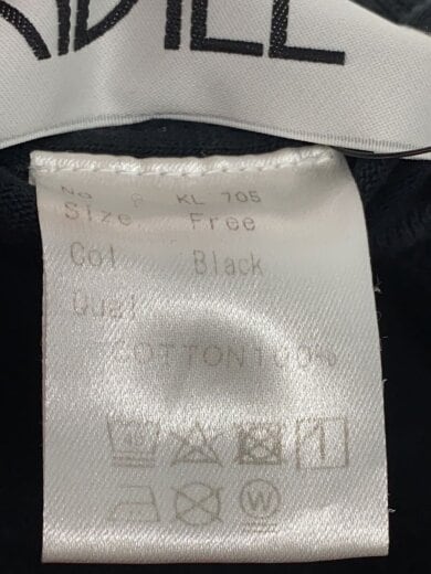 商品画像：Tシャツ/FREE/コットン/BLK/無地/KL-705 4