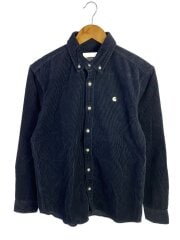 L/S Madison Cord Shirt/長袖シャツ/S/コーデュロイ/NVY/