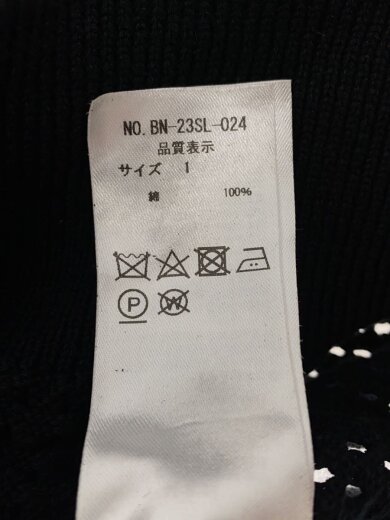 商品画像：ニットベスト(薄手)/1/コットン/BLK/bn-23sl-024 4