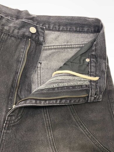 商品画像：xMA55IVE/SHORT ROUND/ボトム/L/デニム/BLK/SH25AW09-M0010 3