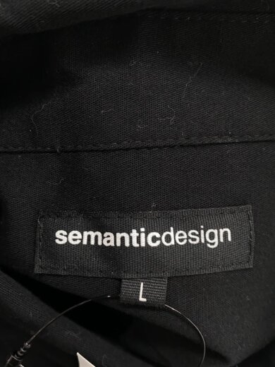 商品画像：長袖ワンピース/L/コットン/BLK 3